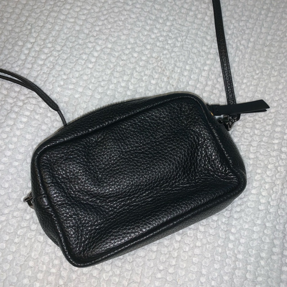 Black Leather Ecco Mini Purse